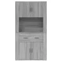 Hohes Sideboard aus grauem Sonoma-Sperrholz von vidaXL, Sideboards - Ref: Foro24-3185373, Preis: 160,48 €, Rabatt: %