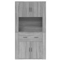 Sonoma Gray Plywood Tall Sideboard by vidaXL, Sideboards - Ref: Foro24-3185373, Price: 165,77 €, Discount: %