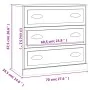 Sideboards 2 units glossy white plywood by vidaXL, Sideboards - Ref: Foro24-3185241, Price: 169,99 €, Discount: %