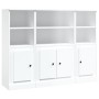 Hohe Sideboards 3 Stück Sperrholz weiß von vidaXL, Sideboards - Ref: Foro24-3185303, Preis: 207,62 €, Rabatt: %