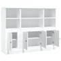 Hohe Sideboards 3 Stück Sperrholz weiß von vidaXL, Sideboards - Ref: Foro24-3185303, Preis: 203,34 €, Rabatt: %