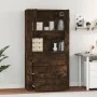 Hohes Sideboard aus geräuchertem Eichensperrholz von vidaXL, Sideboards - Ref: Foro24-3185388, Preis: 166,53 €, Rabatt: %