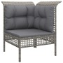 5-piece garden furniture set with gray synthetic rattan cushions by vidaXL, Garden sets - Ref: Foro24-3187496, Price: 293,03 ...