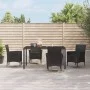 5-teiliges Gartenmöbel-Set mit schwarzen synthetischen Rattankissen von vidaXL, Gartensets - Ref: Foro24-3187326, Preis: 359,...