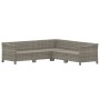 5-teiliges Gartenmöbel-Set und graue synthetische Rattankissen von vidaXL, Gartensets - Ref: Foro24-3187279, Preis: 371,92 €,...