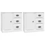 Sideboards 2 Stück weißes Sperrholz von vidaXL, Sideboards - Ref: Foro24-3185223, Preis: 198,16 €, Rabatt: %