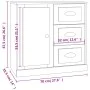 Sideboards 2 Stück weißes Sperrholz von vidaXL, Sideboards - Ref: Foro24-3185223, Preis: 198,16 €, Rabatt: %