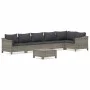 7-piece garden furniture set and gray synthetic rattan cushions by vidaXL, Garden sets - Ref: Foro24-3187277, Price: 550,36 €...