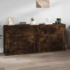 2-teilige Sideboards aus geräuchertem Eichensperrholz von vidaXL, Sideboards - Ref: Foro24-3185412, Preis: 217,03 €, Rabatt: %