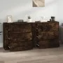 2-piece smoked oak plywood sideboards by vidaXL, Sideboards - Ref: Foro24-3185412, Price: 217,00 €, Discount: %