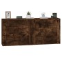 2-teilige Sideboards aus geräuchertem Eichensperrholz von vidaXL, Sideboards - Ref: Foro24-3185412, Preis: 220,66 €, Rabatt: %