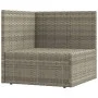 7-teiliges Gartenmöbel-Set und Kissen synthetisches Rattangrau von vidaXL, Gartensets - Ref: Foro24-3187248, Preis: 581,95 €,...