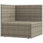 7-teiliges Gartenmöbel-Set und Kissen synthetisches Rattangrau von vidaXL, Gartensets - Ref: Foro24-3187248, Preis: 535,91 €,...