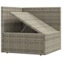 7-piece garden furniture set with gray synthetic rattan cushions by vidaXL, Garden sets - Ref: Foro24-3187248, Price: 581,95 ...