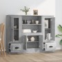Hohes Sideboard 3 Stück Sperrholz grauer Beton von vidaXL, Sideboards - Ref: Foro24-3185315, Preis: 195,08 €, Rabatt: %