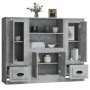 Hohes Sideboard 3 Stück Sperrholz grauer Beton von vidaXL, Sideboards - Ref: Foro24-3185315, Preis: 195,08 €, Rabatt: %