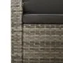 3-piece garden furniture set with gray synthetic rattan cushions by vidaXL, Garden sets - Ref: Foro24-3187262, Price: 280,20 ...
