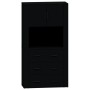 Aparador alto madera contrachapada negro de vidaXL, Aparadores - Ref: Foro24-3185384, Precio: 183,44 €, Descuento: %