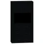Aparador alto madera contrachapada negro de vidaXL, Aparadores - Ref: Foro24-3185384, Precio: 180,47 €, Descuento: %