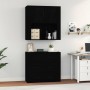 Aparador alto madera contrachapada negro de vidaXL, Aparadores - Ref: Foro24-3185384, Precio: 183,44 €, Descuento: %