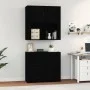 Aparador alto madera contrachapada negro de vidaXL, Aparadores - Ref: Foro24-3185384, Precio: 180,47 €, Descuento: %