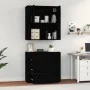 Aparador alto madera contrachapada negro de vidaXL, Aparadores - Ref: Foro24-3185384, Precio: 180,47 €, Descuento: %