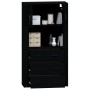 Aparador alto madera contrachapada negro de vidaXL, Aparadores - Ref: Foro24-3185384, Precio: 183,44 €, Descuento: %