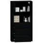 Aparador alto madera contrachapada negro de vidaXL, Aparadores - Ref: Foro24-3185384, Precio: 180,47 €, Descuento: %