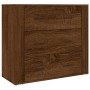 Aparador alto madera contrachapada marrón roble de vidaXL, Aparadores - Ref: Foro24-3185398, Precio: 150,92 €, Descuento: %