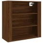 Hohes Sideboard aus braunem Eichensperrholz von vidaXL, Sideboards - Ref: Foro24-3185398, Preis: 146,18 €, Rabatt: %