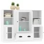 Hohe Sideboards, 3 Stück, weißes Sperrholz von vidaXL, Sideboards - Ref: Foro24-3185319, Preis: 210,76 €, Rabatt: %