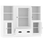 Hohe Sideboards, 3 Stück, weißes Sperrholz von vidaXL, Sideboards - Ref: Foro24-3185319, Preis: 217,01 €, Rabatt: %