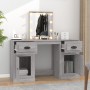Sonoma gray LED dressing table 130x50x132.5 cm by vidaXL, Bedroom Dressers - Ref: Foro24-3185349, Price: 169,61 €, Discount: %