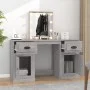 Sonoma gray LED dressing table 130x50x132.5 cm by vidaXL, Bedroom Dressers - Ref: Foro24-3185349, Price: 167,26 €, Discount: %