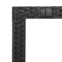 Mesa de jardín ratán PE negro y superficie madera maciza acacia de vidaXL, Mesas de jardín - Ref: Foro24-319554, Precio: 168,...