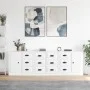 Sideboards 3 Stück weißes Sperrholz von vidaXL, Sideboards - Ref: Foro24-3185287, Preis: 305,83 €, Rabatt: %