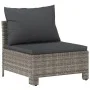 5-piece garden furniture set with gray synthetic rattan cushions by vidaXL, Garden sets - Ref: Foro24-3187274, Price: 387,44 ...