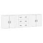 Sideboards 3 Stück weißes Sperrholz von vidaXL, Sideboards - Ref: Foro24-3185399, Preis: 259,57 €, Rabatt: %