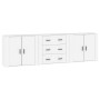 Sideboards 3 Stück weißes Sperrholz von vidaXL, Sideboards - Ref: Foro24-3185399, Preis: 263,93 €, Rabatt: %