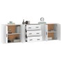 Sideboards 3 Stück weißes Sperrholz von vidaXL, Sideboards - Ref: Foro24-3185399, Preis: 263,93 €, Rabatt: %