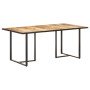 Mesa de comedor madera de mango rugosa 180 cm en Mesas de cocina y de comedor | Comprar online en Foro24