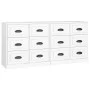 Sideboards 2 Stück weißes Sperrholz von vidaXL, Sideboards - Ref: Foro24-3185279, Preis: 209,43 €, Rabatt: %