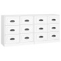 Sideboards 2 Stück weißes Sperrholz von vidaXL, Sideboards - Ref: Foro24-3185279, Preis: 211,82 €, Rabatt: %