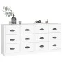 Sideboards 2 Stück weißes Sperrholz von vidaXL, Sideboards - Ref: Foro24-3185279, Preis: 209,43 €, Rabatt: %