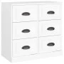 Sideboards 2 Stück weißes Sperrholz von vidaXL, Sideboards - Ref: Foro24-3185279, Preis: 209,43 €, Rabatt: %