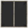 Gartentisch Glasoberfläche PE Rattan grau 90x90x75 cm von vidaXL, Gartentische - Ref: Foro24-319896, Preis: 107,80 €, Rabatt: %