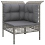 Garden furniture set 8 pieces and gray synthetic rattan cushions by vidaXL, Garden sets - Ref: Foro24-3187539, Price: 443,39 ...