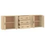 Sideboards 3 Stück Sonoma-Eichensperrholz von vidaXL, Sideboards - Ref: Foro24-3185402, Preis: 263,90 €, Rabatt: %