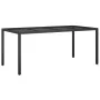 7-piece garden dining set and black synthetic rattan cushions by vidaXL, Garden sets - Ref: Foro24-3187328, Price: 531,14 €, ...