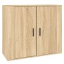 Sideboards 3 Stück Sonoma-Eichensperrholz von vidaXL, Sideboards - Ref: Foro24-3185402, Preis: 244,11 €, Rabatt: %